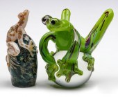 FROG PAPERWEIGHTS - M. TOWNSEN