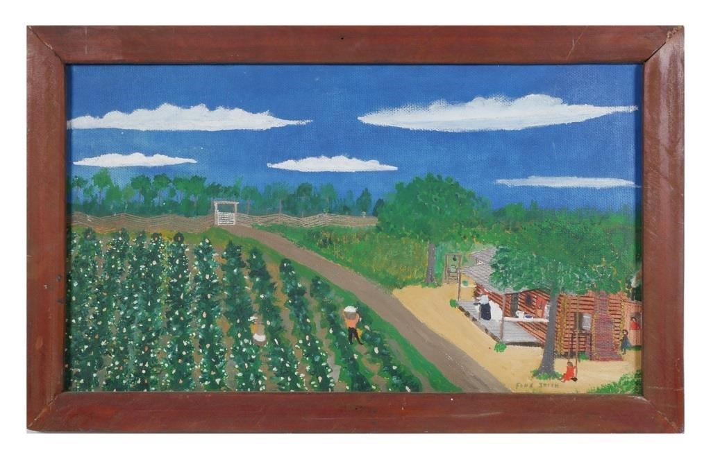 FROG SMITH, COTTON FIELD, O/BOil on