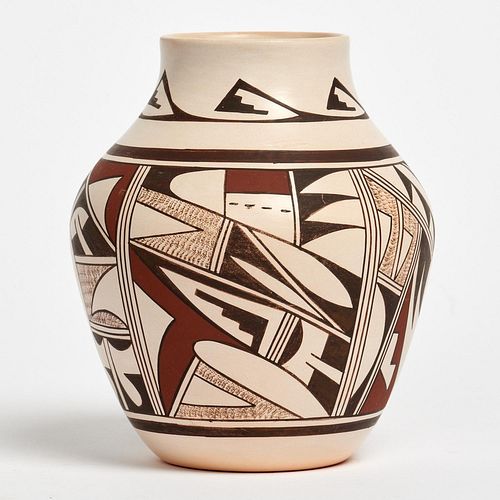 FROG WOMAN POTTERY OLLA POT