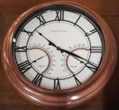 FRONTGATE CLOCK WITH THERMOMET
