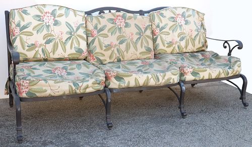 FRONTGATE OUTDOOR PATIO 3-SEAT SOFA