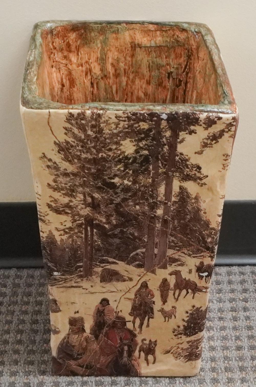 FRONTIER DECORATED PAPIER MACHE