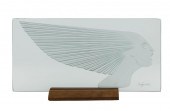 FROSTED, CLEAR GLASS "VICTOIRE