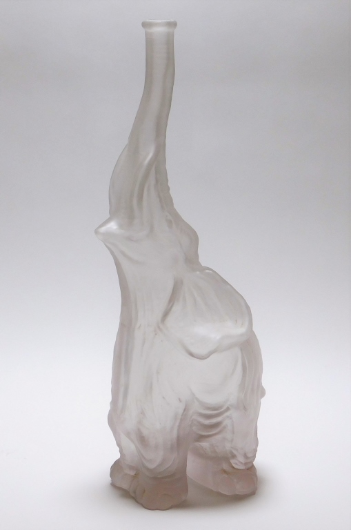 FROSTED PRESSED GLASS FIGURAL