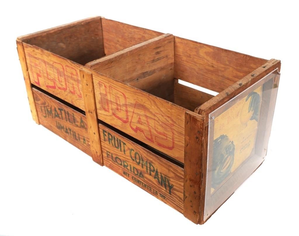 FRUIT CRATE BLACK AMERICANA