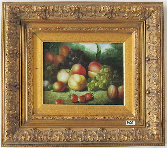 FRUIT STILL-LIFE OIL ON CANVAS 20th