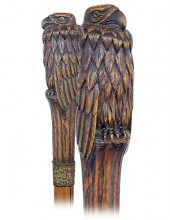 FRUIT WOOD CONDOR CANECa. 1900