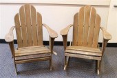 FRUITWOOD ADIRONDACK ROCKER AN