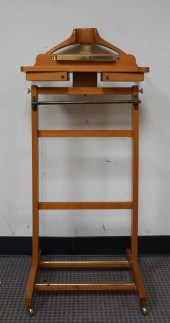 FRUITWOOD AND BRASS ROLLING VA