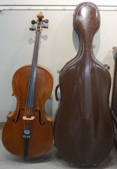 FRUITWOOD CELLO IN HARD CASEFr