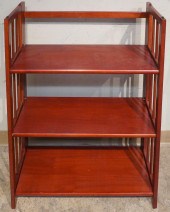 FRUITWOOD FOLDING BOOKSHELF WH
