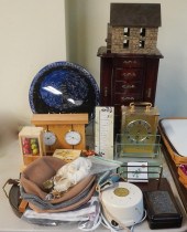 FRUITWOOD JEWELRY CHEST, QUART