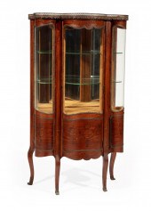 FRUITWOOD, MARQUETRY VITRINE C