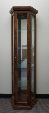 FRUITWOOD MIRRORED VITRINE, 70