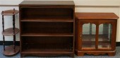 FRUITWOOD OPEN BOOKSHELF, THRE