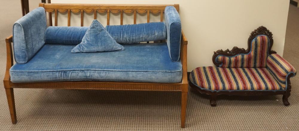FRUITWOOD SETTEE AND ROCOCO STYLE