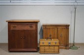 FRUITWOOD SIDE CABINET, AN OAK