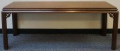 FRUITWOOD SOFA TABLE, 26 X 66