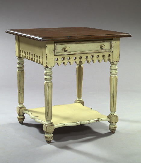 Fruitwood Stained Polychromed