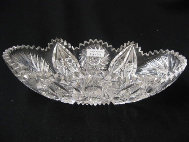Fry ''Trojan'' Pattern Cut Glass