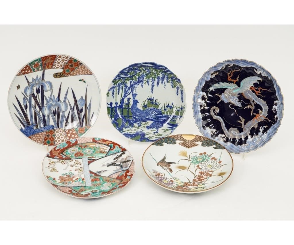 Fukagawa Japanese plate with