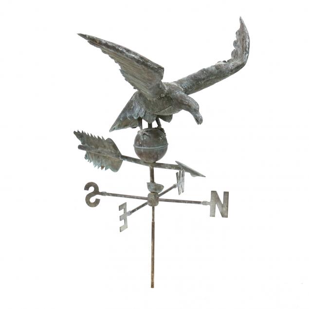 FULL-BODIED EAGLE WEATHERVANE