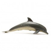 FULL-BODIED TOLE DOLPHIN WALL