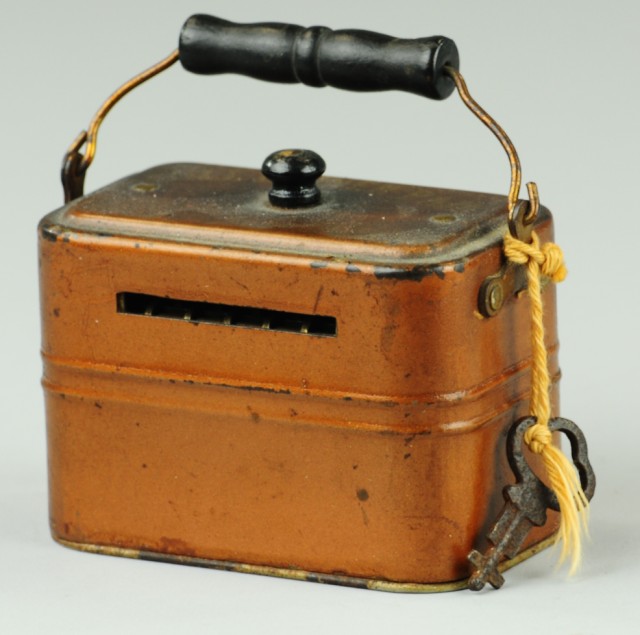 FULL DINNER PAIL STILL BANK C. 1896