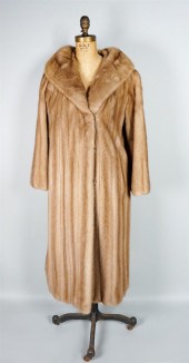 FULL LENGTH BEIGE MINK COATFUL