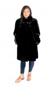 FULL LENGTH BLACK SHEARED BEAV