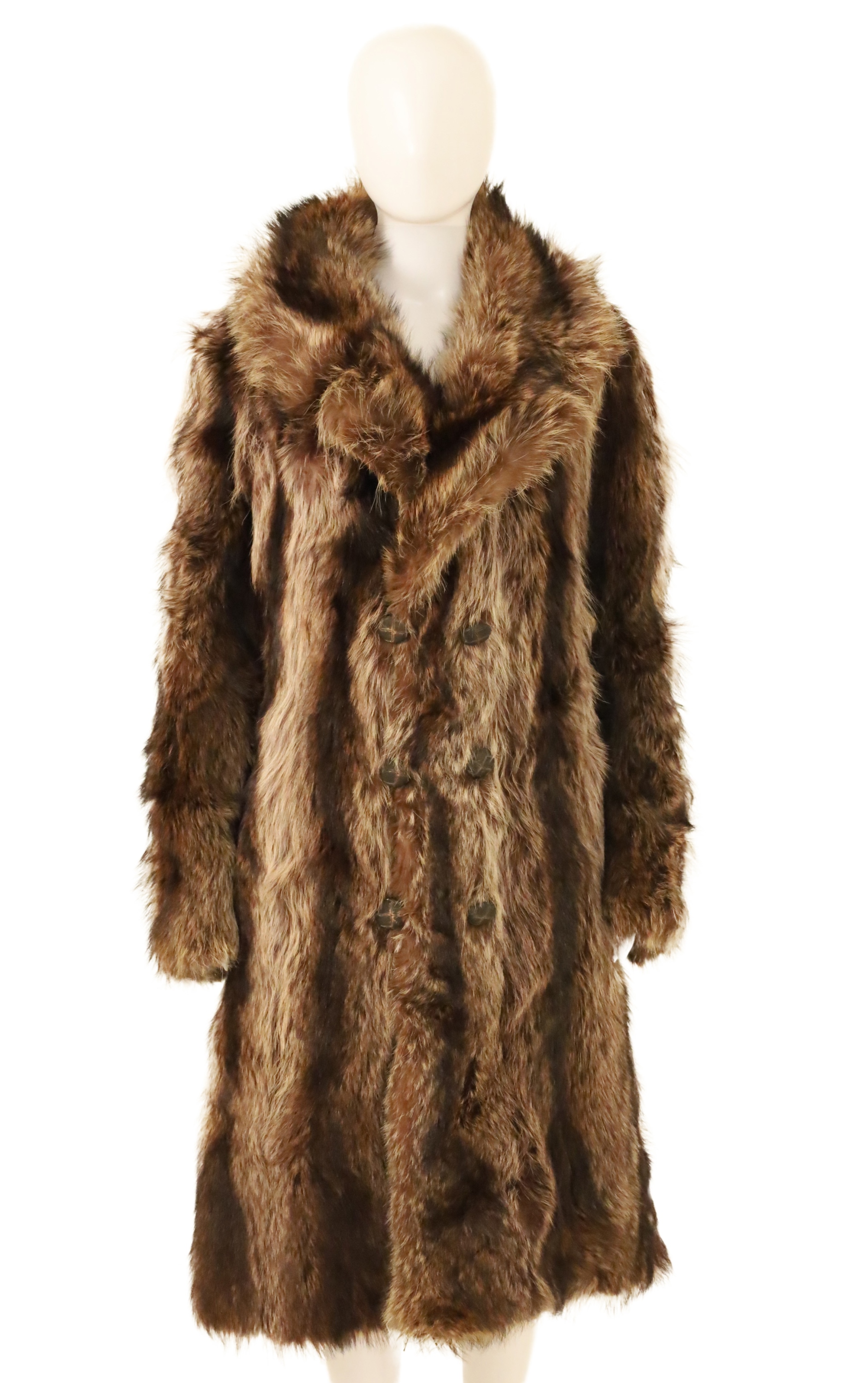 FULL LENGTH BROWN FOX COAT Full