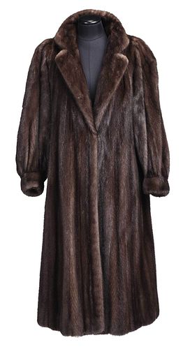FULL LENGTH BROWN MINK FUR