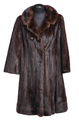 FULL LENGTH BROWN MINK FUR