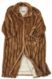 Full Length Mink Coatwith Narr