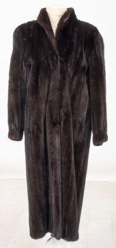 FULL-LENGTH MINK FUR COAT Full