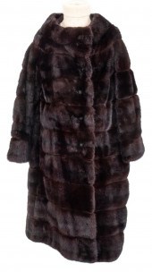 FULL-LENGTH MINK FUR COAT Full