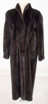 FULL-LENGTH MINK FUR COAT<br>F