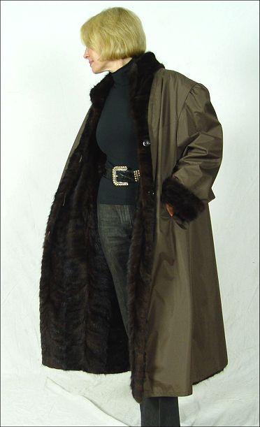 FULL LENGTH REVERSIBLE MINK RAIN