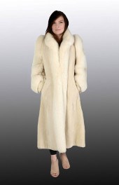 FULL LENGTH SHEARED BEAVER COA