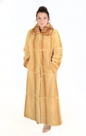 FULL-LENGTH SHEARED BEAVER COA