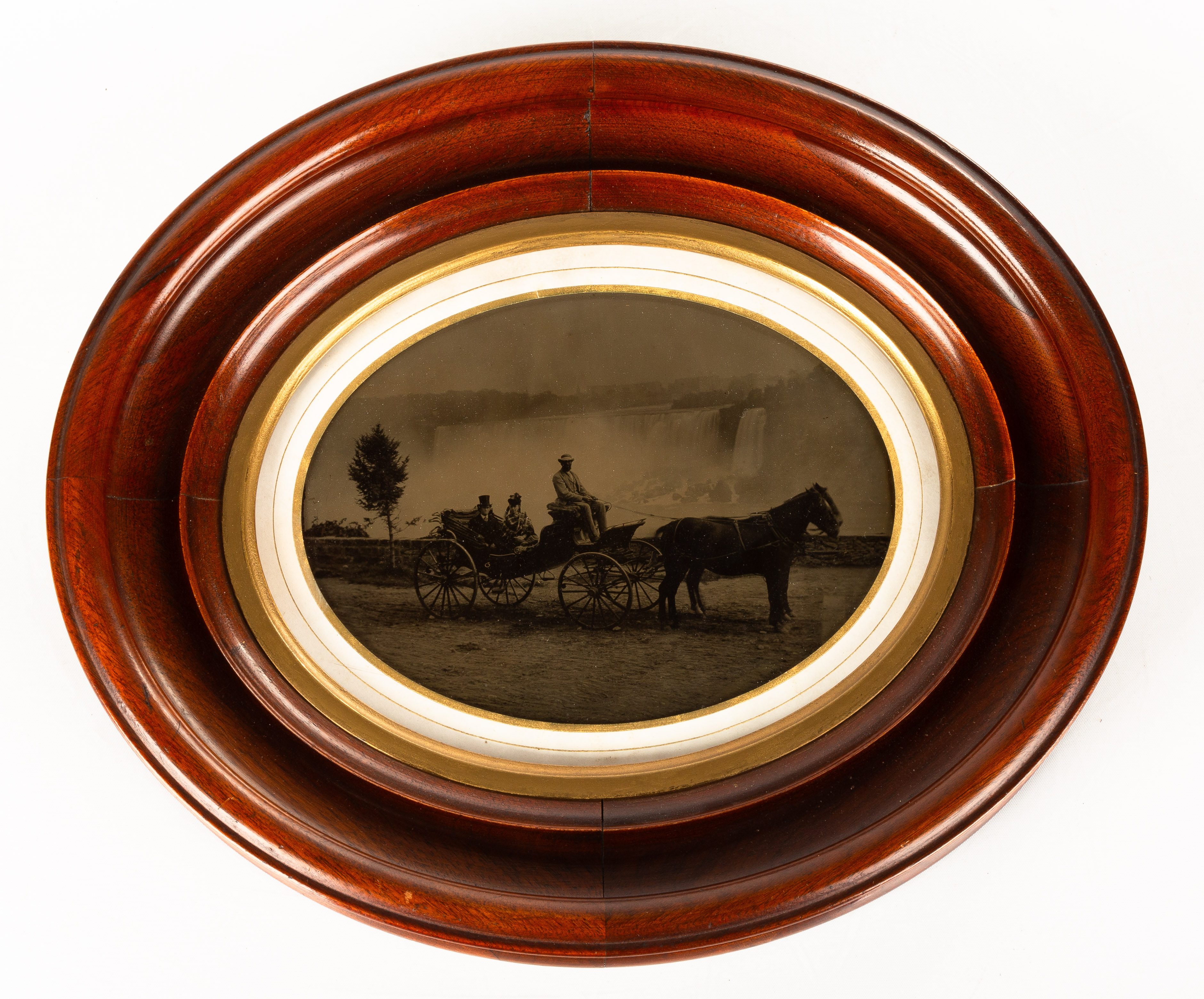 FULL-PLATE AMBROTYPE DEPICTING A