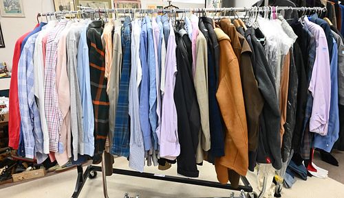 FULL RACK OF MENS CLOTHINGFull Rack