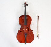 FULL SIZE CELLO WITH BOW AND C