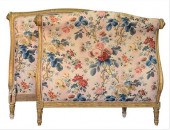 FULL SIZED GILT FRENCH BED, HA