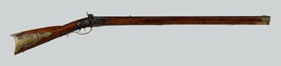 Full-stock percussion rifle, 33 in.