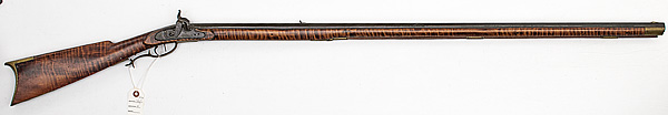 Full-Stock Percussion Rifle by C.
