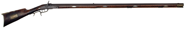 Full-Stock Percussion Rifle by J.