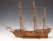 FULLY RIGGED THREE-MAST MODEL