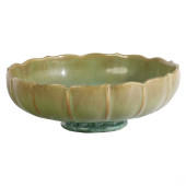 FULPER AMERICAN GLAZE FOOTED P