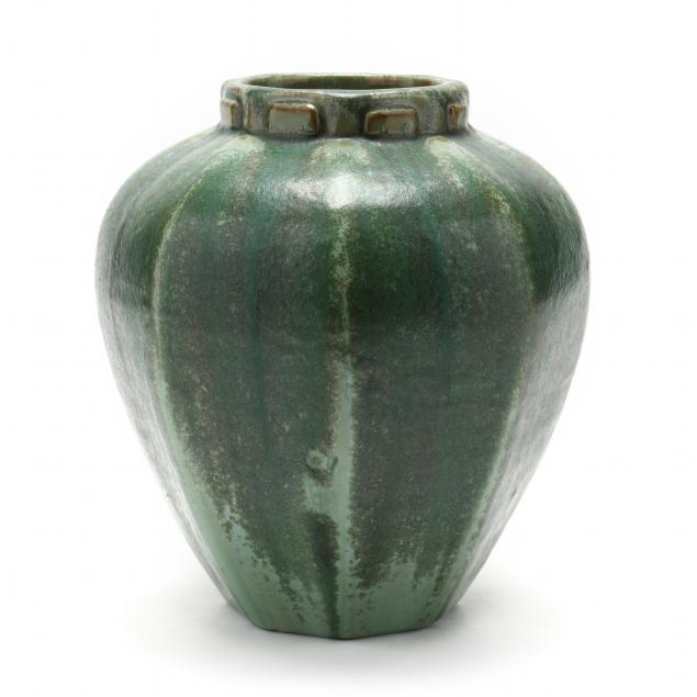 FULPER ART POTTERY OCTAGONAL VASE
